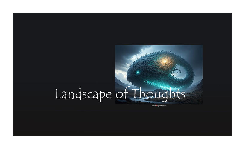 Landscape of Thoughts Stories are created over open spaces